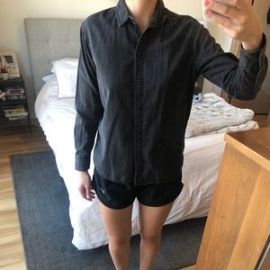 Madewell Grey Chambray Workshirt
